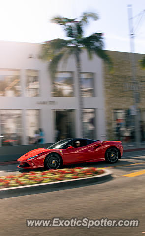 Ferrari F8 Tributo spotted in Beverly Hills, California
