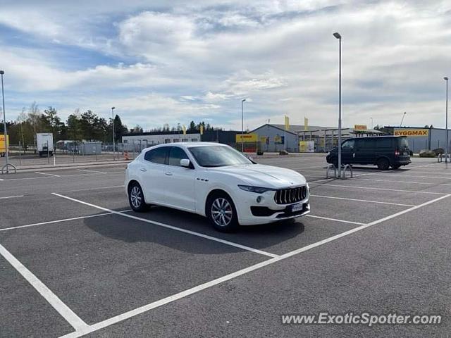 Maserati Levante spotted in Markaryd, Sweden