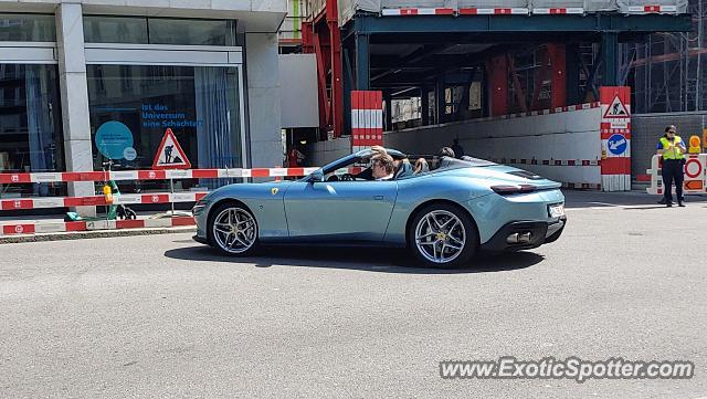 Ferrari Roma spotted in Zurich, Switzerland