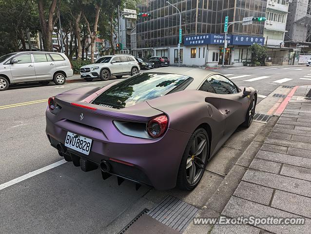Ferrari 488 GTB spotted in Taipei, Taiwan