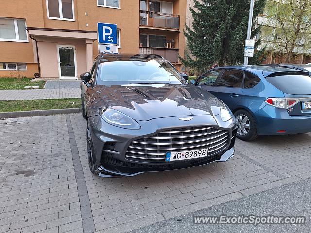 Aston Martin DBX spotted in Presov, Slovakia