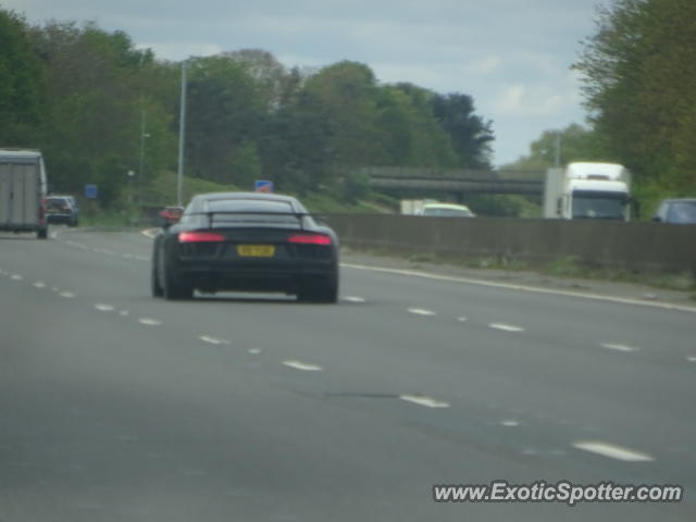 Audi R8 spotted in Motorway, United Kingdom
