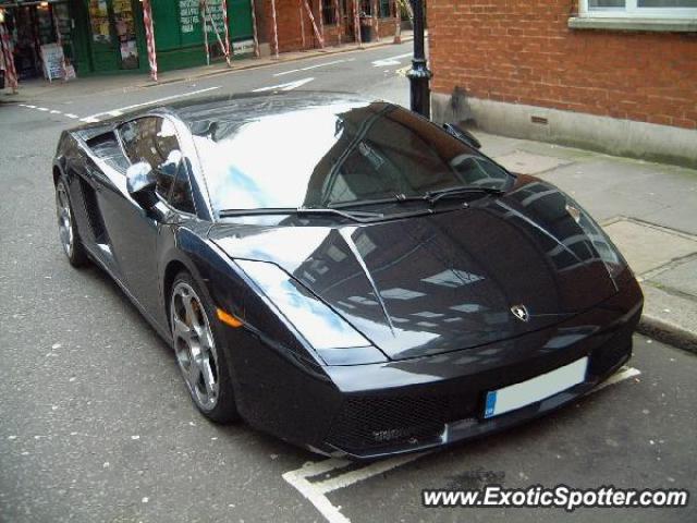 Lamborghini Gallardo spotted in London, United Kingdom