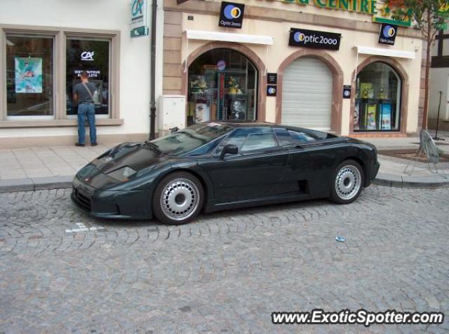 Bugatti EB110 spotted in Molsheim, France