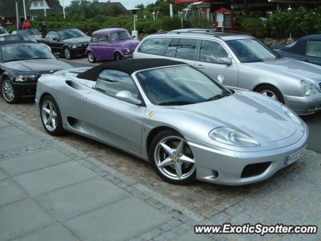 Ferrari 360 Modena spotted in Kampen / Sylt, Germany