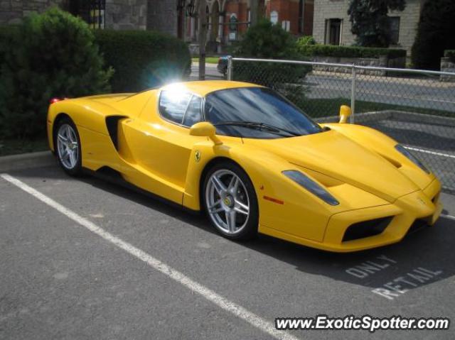 Ferrari Enzo spotted in Saratoga Springs, New York