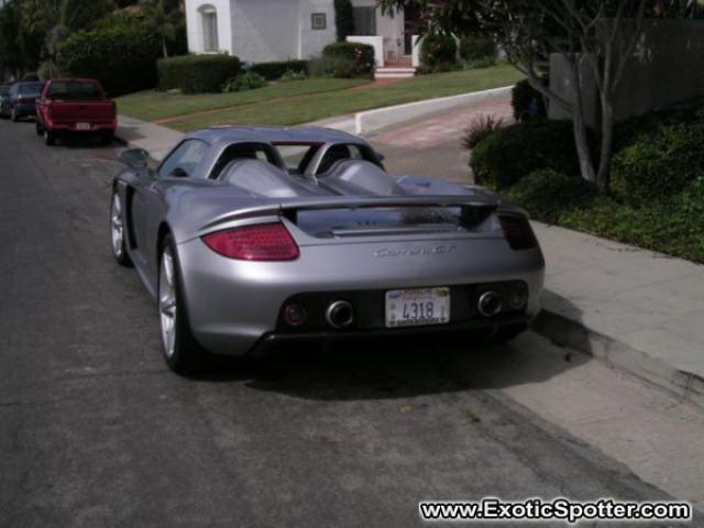 Porsche Carrera GT spotted in Bel Air, California