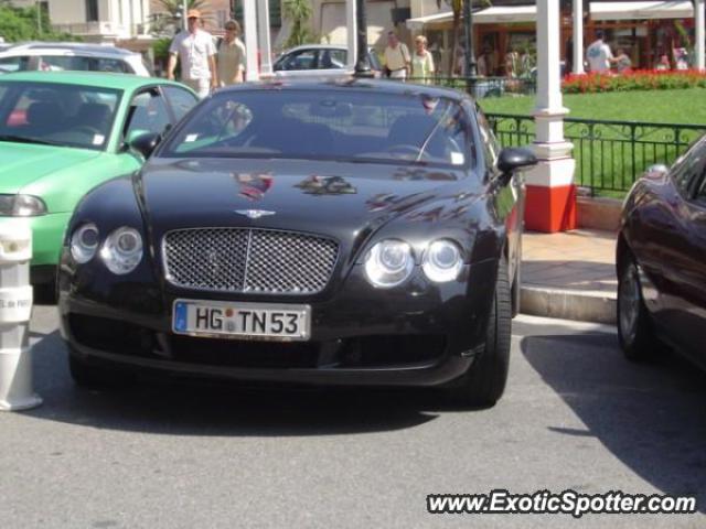 Bentley Continental spotted in Monte Carlo, Monaco