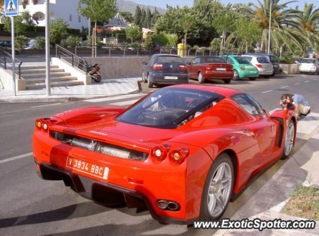 Ferrari Enzo spotted in Marbella, Spain
