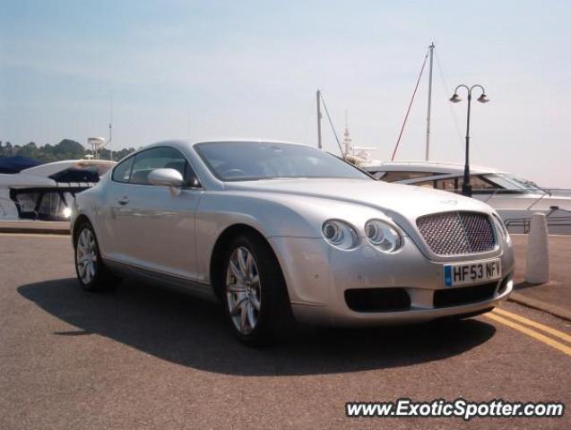 Bentley Continental spotted in Pool, United Kingdom