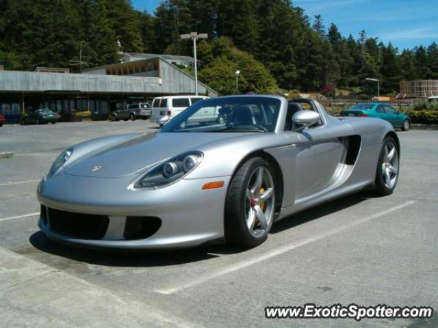 Porsche Carrera GT spotted in Gualala, California