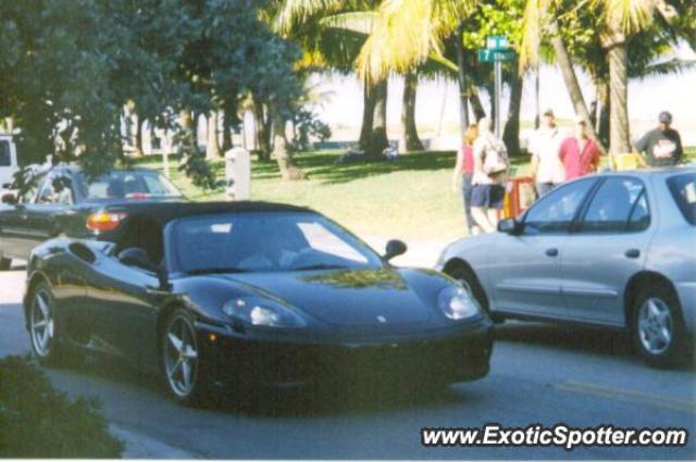 Ferrari 360 Modena spotted in South Beach, Florida