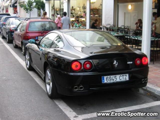 Ferrari 575M spotted in Marbella, Puerto Banus, Spain