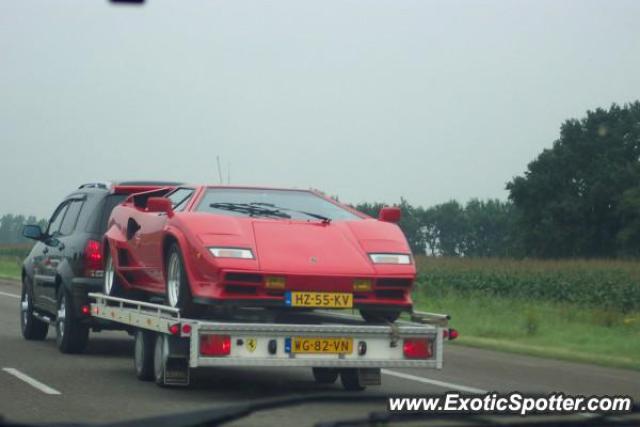 Lamborghini Countach spotted in Apeldoorn, Netherlands