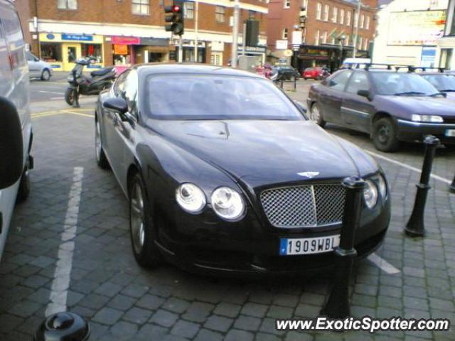Bentley Continental spotted in Dublin, Ireland