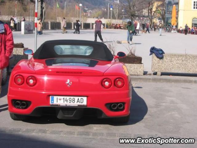 Ferrari 360 Modena spotted in Innsbruck, Austria
