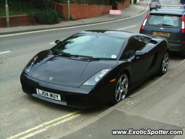 Lamborghini Gallardo spotted in Southampton, United Kingdom