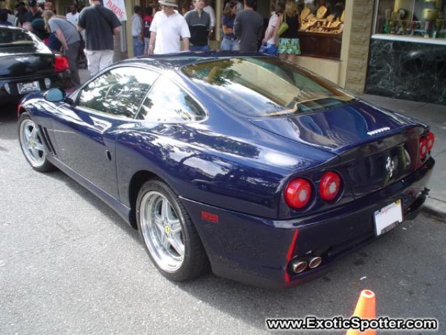 Ferrari 550 spotted in Carmel, California