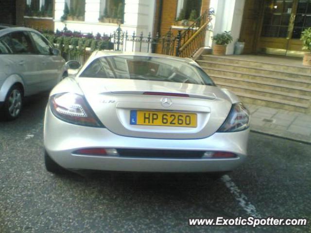 Mercedes SLR spotted in London, United Kingdom