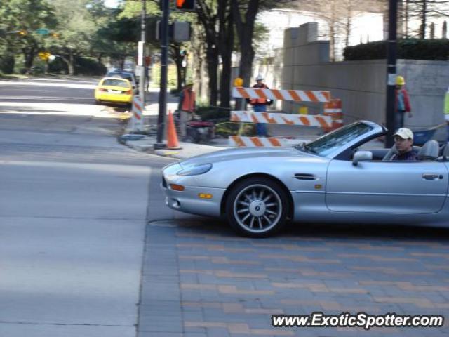 Aston Martin DB7 spotted in Houston, Texas