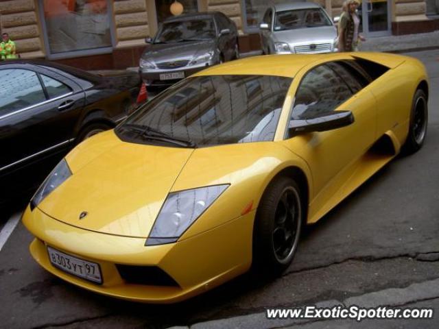Lamborghini Murcielago spotted in Moscow, Russia