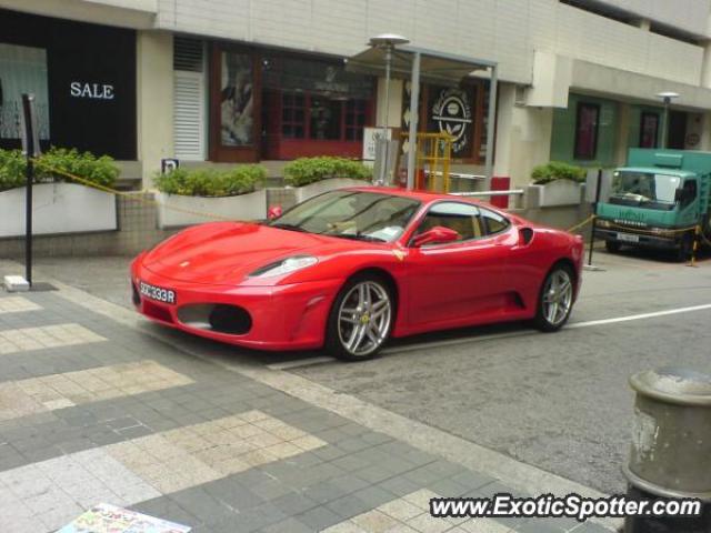 Ferrari F430 spotted in Orchard, Singapore