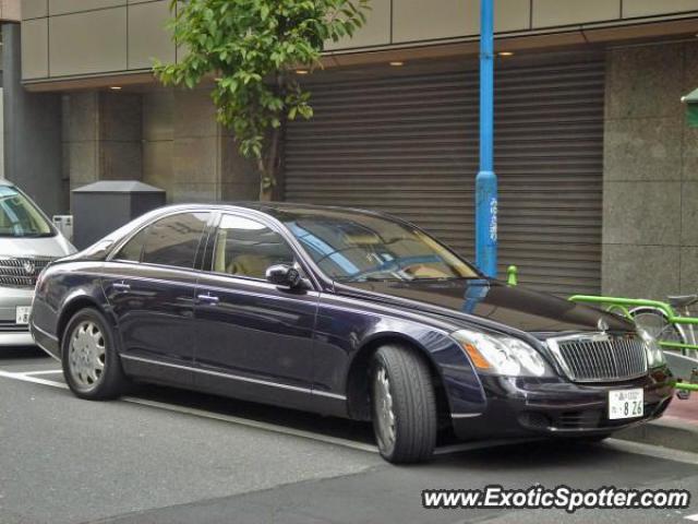 Mercedes Maybach spotted in Tokyo, Japan