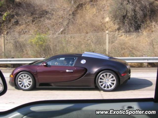Bugatti Veyron spotted in La Jolla, California