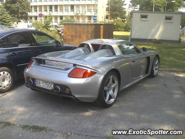 Porsche Carrera GT spotted in Bratislava, Slovakia