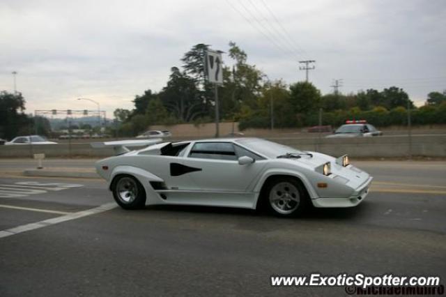Lamborghini Countach spotted in Calabasas, California