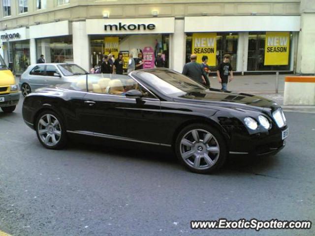 Bentley Continental spotted in Birmingham, United Kingdom
