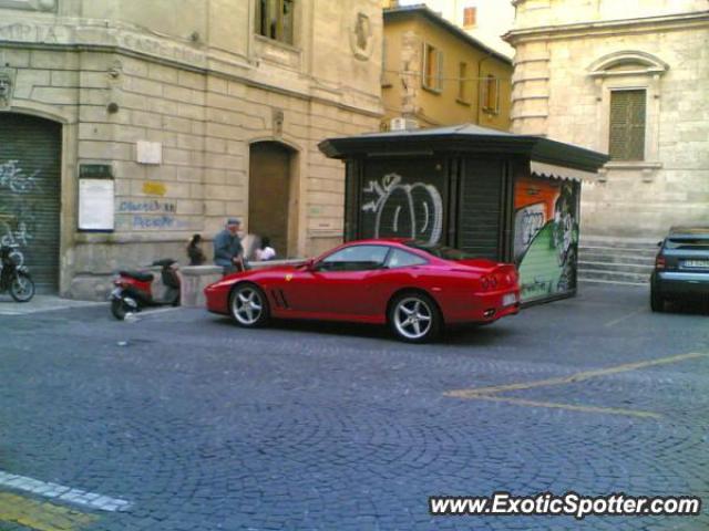 Ferrari 550 spotted in Ascoli Piceno, Italy