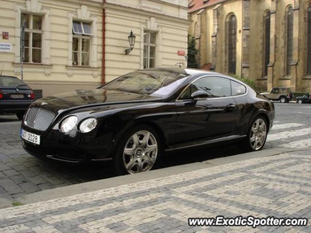 Bentley Continental spotted in Prague, Czech Republic