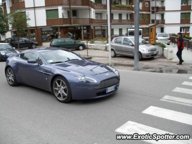 Aston Martin Vantage spotted in Cortina, Italy
