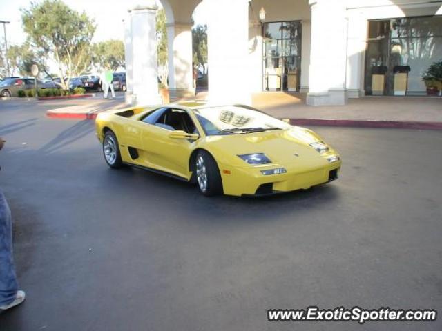 Lamborghini Diablo spotted in Newport, California