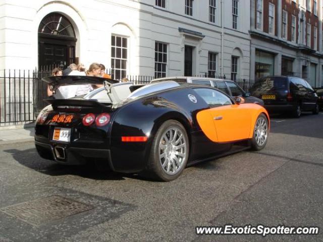 Bugatti Veyron spotted in London, United Kingdom