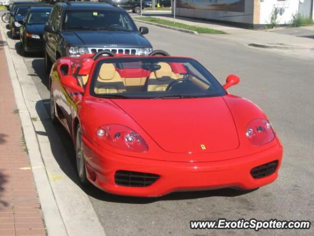 Ferrari 360 Modena spotted in Naperville, Illinois