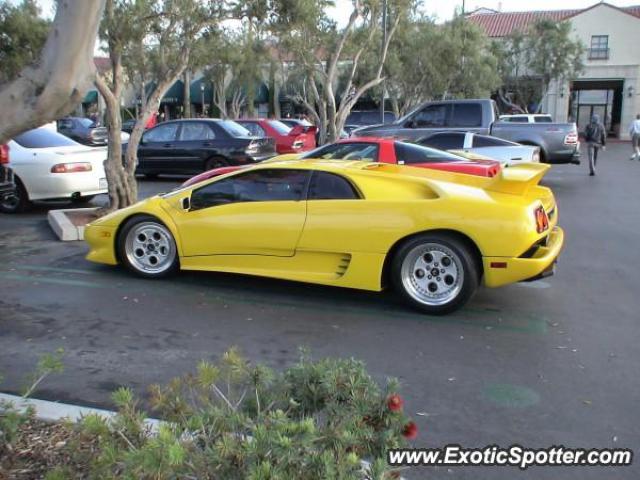 Lamborghini Diablo spotted in Newport, California