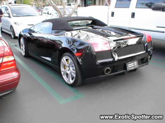 Lamborghini Gallardo spotted in Newport, California