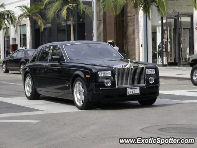Rolls Royce Phantom spotted in Beverly Hills, California