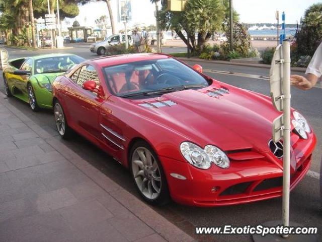 Mercedes SLR spotted in Cannes, France