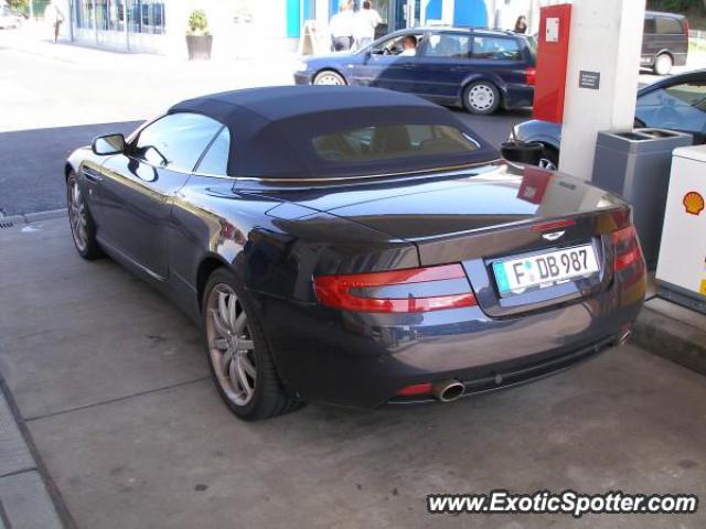 Aston Martin DB9 spotted in Highway, Germany