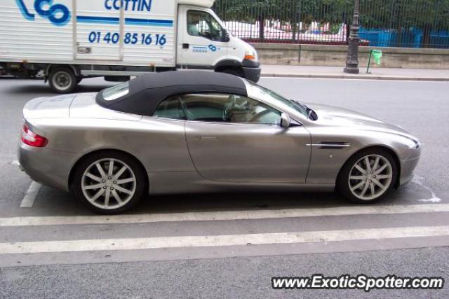 Aston Martin DB9 spotted in PARIS, France