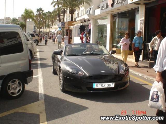 Aston Martin DB9 spotted in Puerto banus, Spain