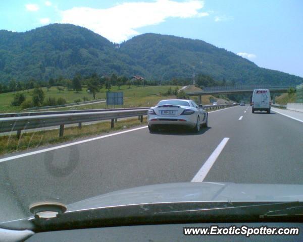Mercedes SLR spotted in Trojane, Slovenia