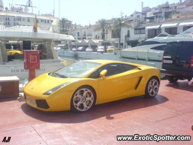 Lamborghini Gallardo spotted in Puerto Banus, Spain