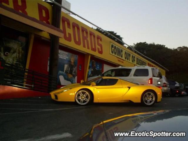 Ferrari Enzo spotted in Hollywood, California