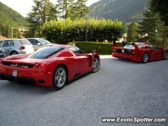 Ferrari Enzo spotted in Bergamo, Italy