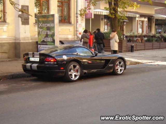 Dodge Viper spotted in Kharkiv, Ukraine, Russia