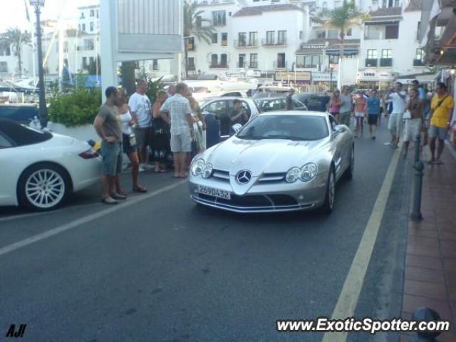 Mercedes SLR spotted in Puerto Banus, Spain
